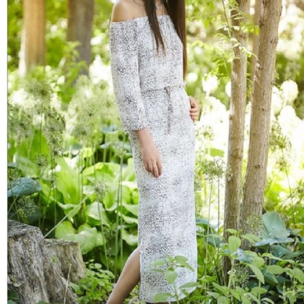 Off Shoulder Maxi Dress